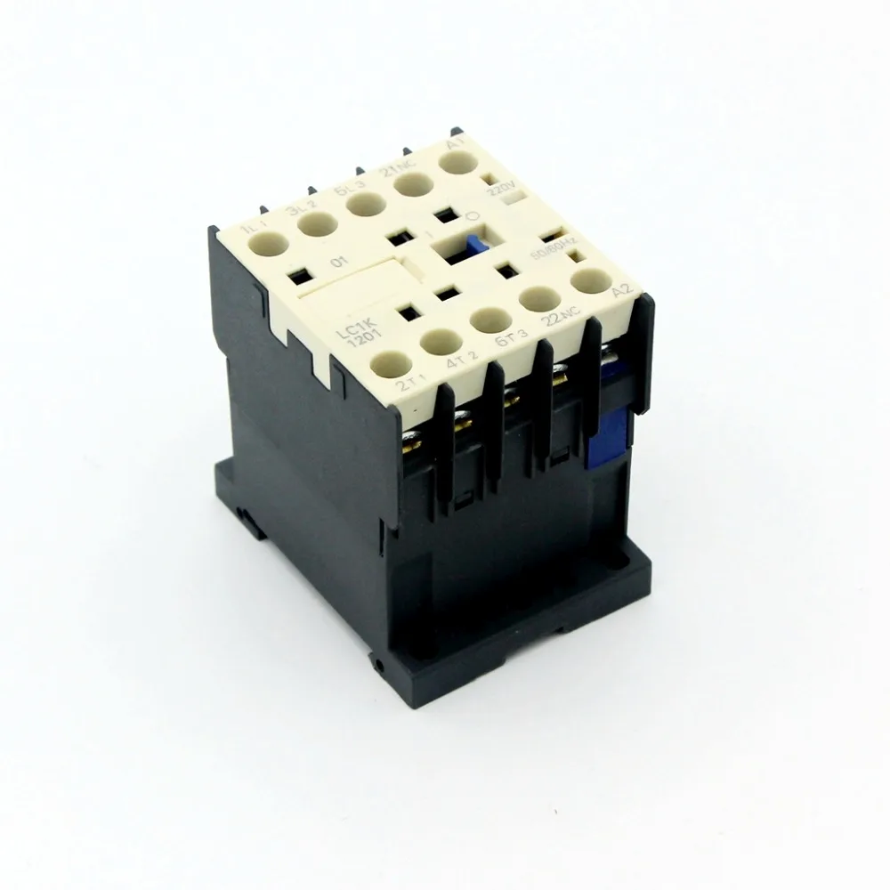 LC1-K1201/CJX2-K1201 mini AC Контактор 3P 1NC 12A