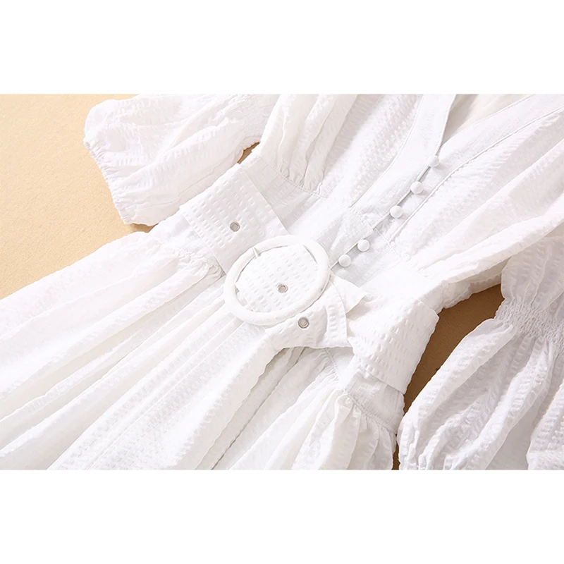 Высокое качество новейшее весна лето мода 2019 подиумное Платье женское с