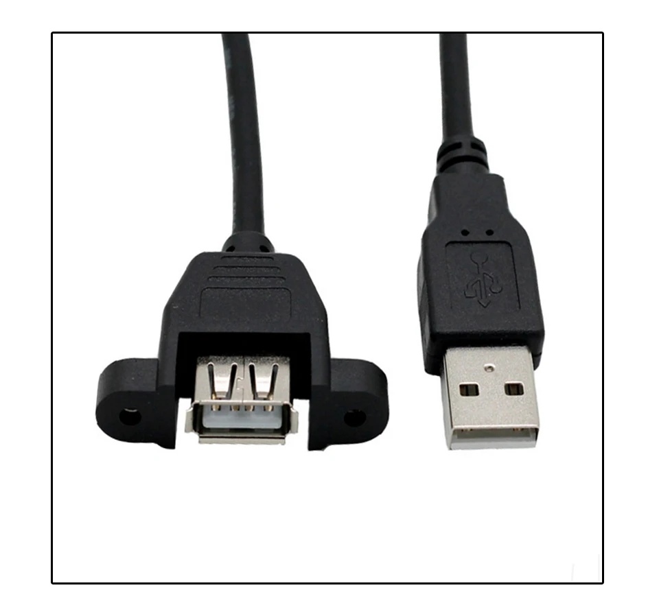 USB 2,0 удлинитель с ухом usb удлинитель мужчин и женщин провода расширение может быть зафиксирован для портативных ПК USB кабель удлинитель