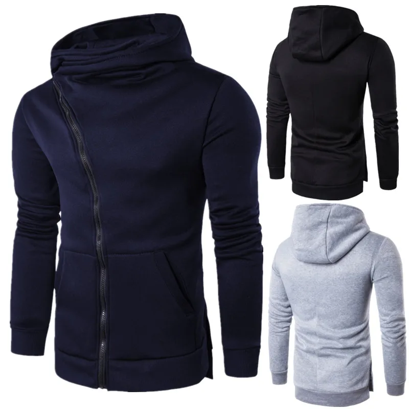 Новинка 2017 года модные толстовки с капюшоном брендовая Для мужчин отрезать Вилы