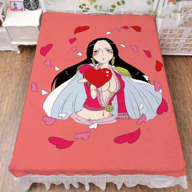 Аниме ONE PIECE Monkey D. Luffy Roronoa Зоро игрушки Санджи и нами Чоппер Hancock Простыня из