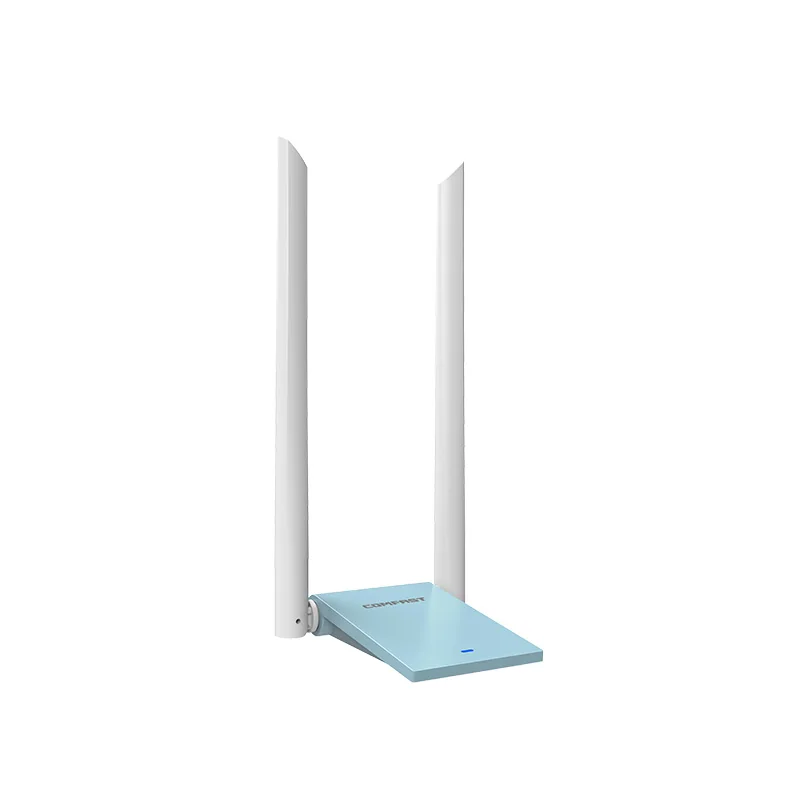 Беспроводной USB адаптер COMFAST 600 Мбит/с 2 антенны 6 дБи Поддержка Windows XP/7/8/8.1/10|Сетевые