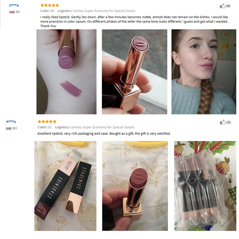 

STAGENIUS Matte Lipstick Moisturizer high pigment lips tints makeup sexy beauty red matte lipstick lips for lady cosmetic