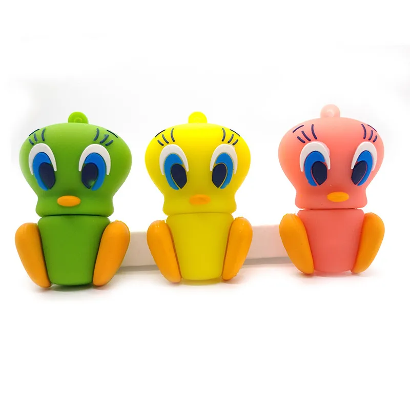 Usb флеш-накопитель Daffy duck 64 ГБ 32 16 8 4 Гб прекрасная подарочная карта памяти Флеш