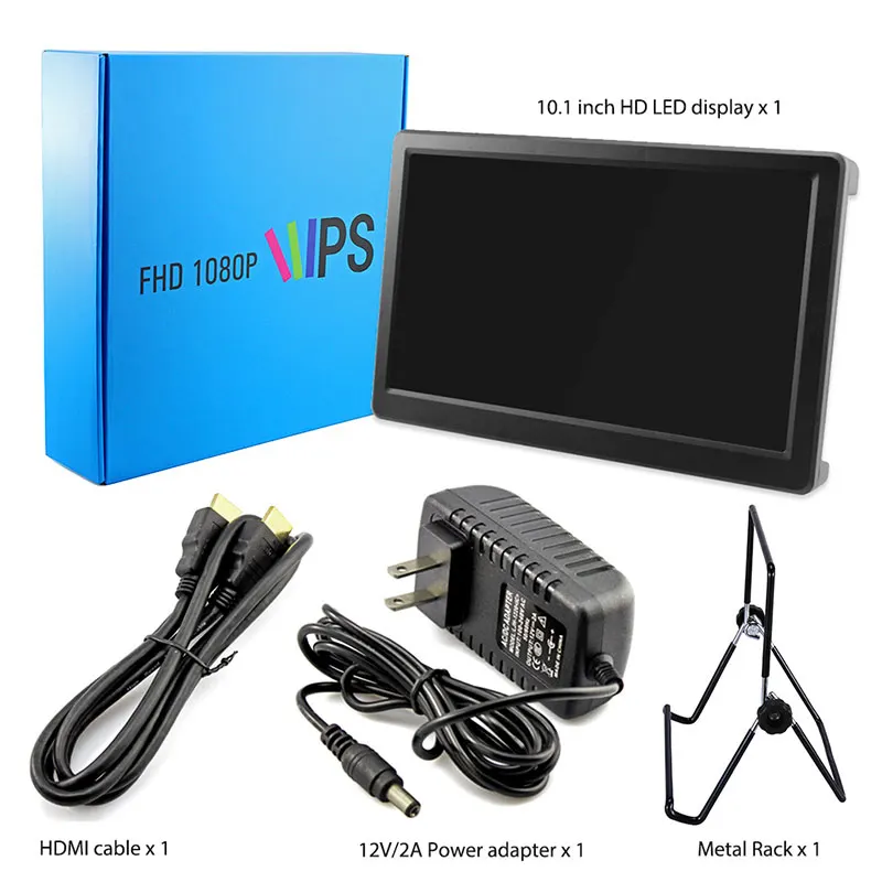 ЖК-дисплей Elecrow 10 1 &quotHD x p IPS Raspberry Pi 4B + монитор с видеодинамиками экран для