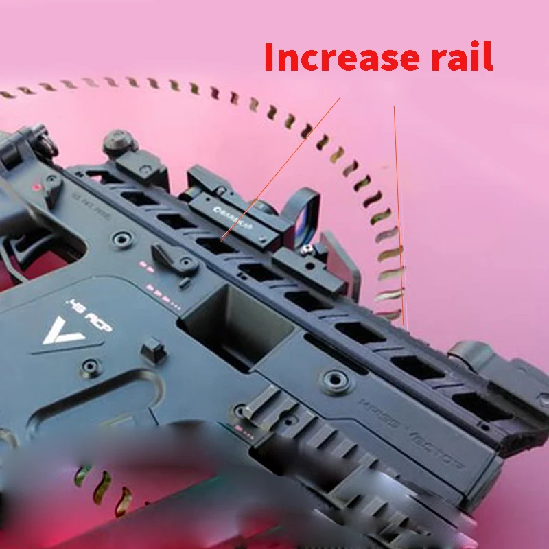 АК дядя гелевый шар Balster LeHui Kriss Vcctor V2 DuanJian увеличивающий рельс модернизация 3D
