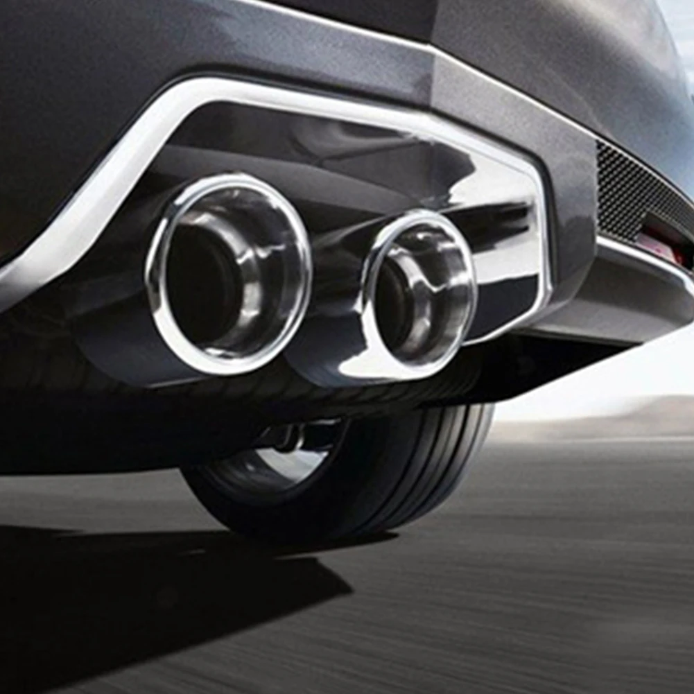 2019 универсальные хромированные автомобильные задние прямые округлые