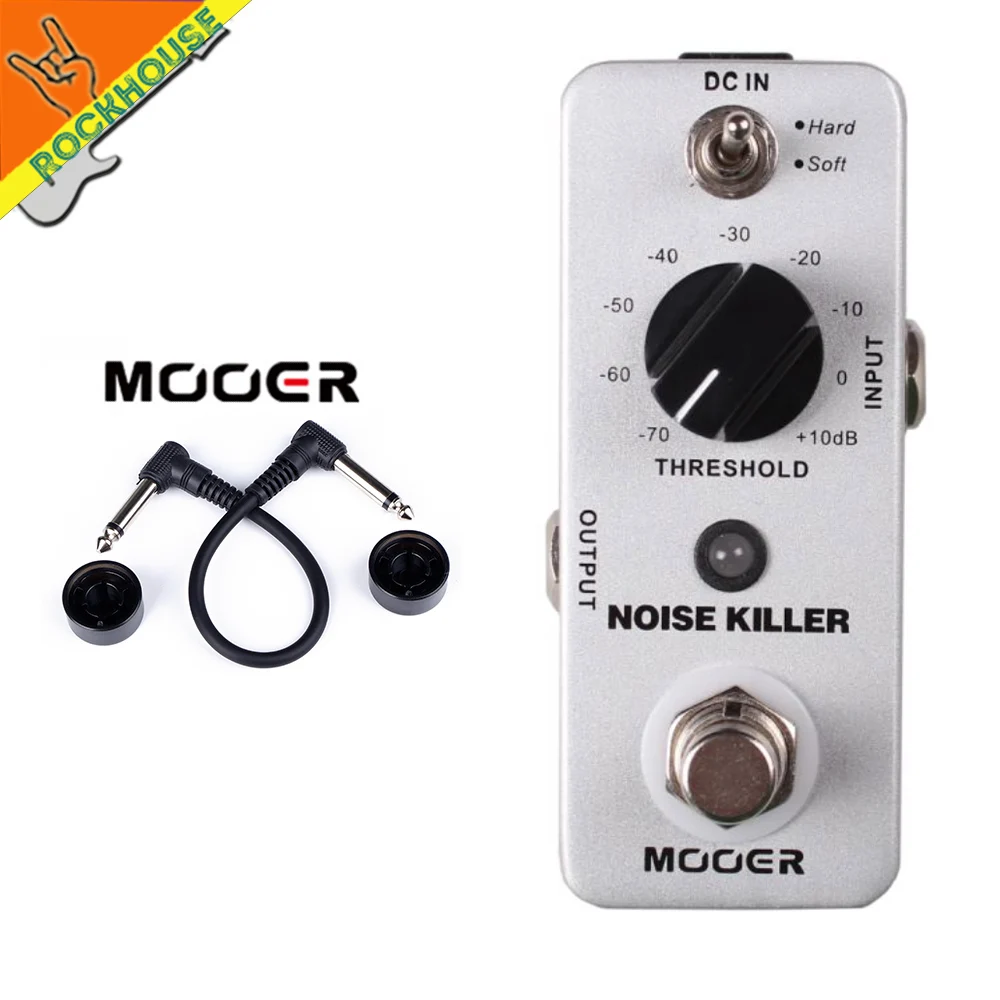 MOOER Killer noise Gate педаль эффектов для гитары уменьшает дополнительный шум 2 режима: