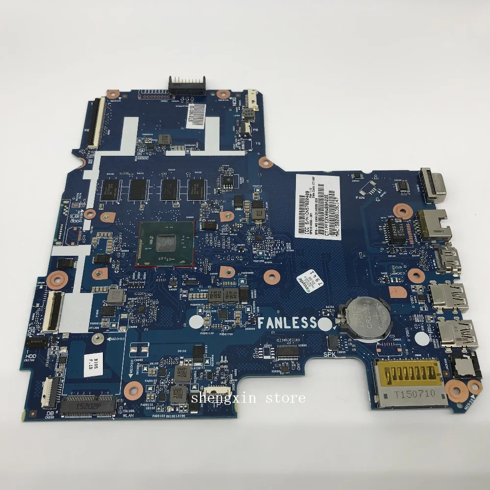 Материнская плата для ноутбука HP Pavilion 14 AC159NR SR29H N3050 системная 4 Гб ОЗУ 814050