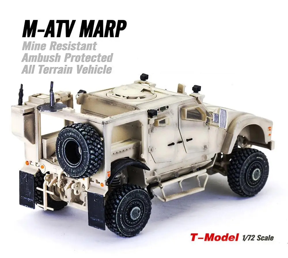 M-ATV Противоминная засада защищенная вездеходная машина 1/72 модель бронированного