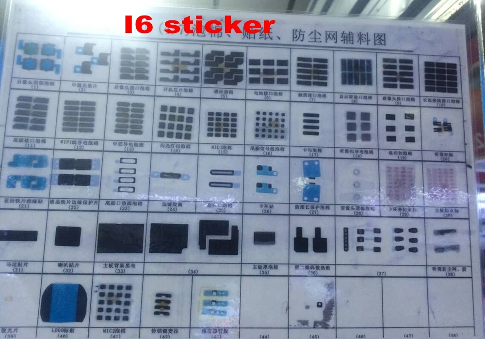 100 набор поролоновых накладок на ломтики для iPhone 5 5s 6 7 8 x Зарядное устройство Док