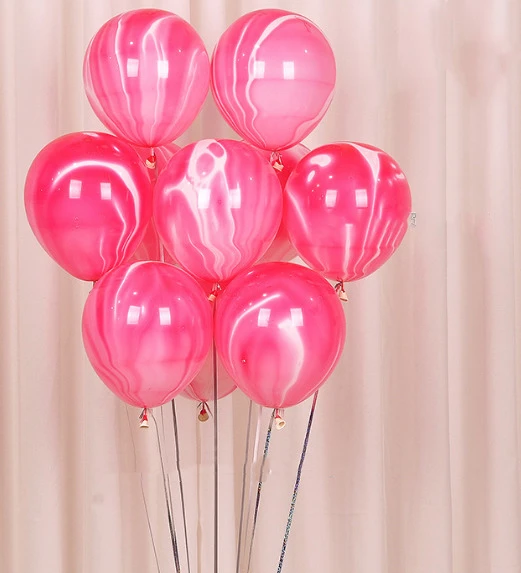 agate pink 30 шт. 12 дюймов розовое золото серебро черный металлик латексные шарики свадебные украшения матовый гелий Globos День Рождения Декор для детей - Цвет: agate pink