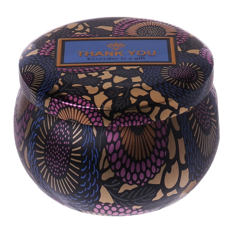 Круглая жестяная коробка для чая 1 шт. ретро круглая конфет ювелирная монета