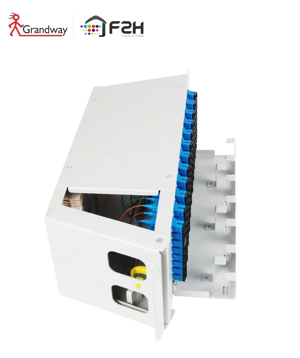 [Grandway Orginal] F2H FPX P12 серии ODF оптическая распределительная рамка патч панель 48 96