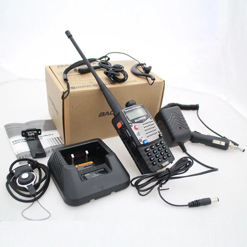 Портативная рация BaoFeng UV 5RA Talkie/Сумка для велосипеда/микрофон