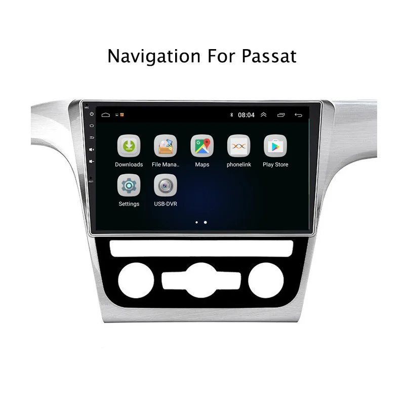 Ectwodvd Android 8 1 автомобильный dvd плеер gps навигация для VW Passat 2011 2012 2015 Радио