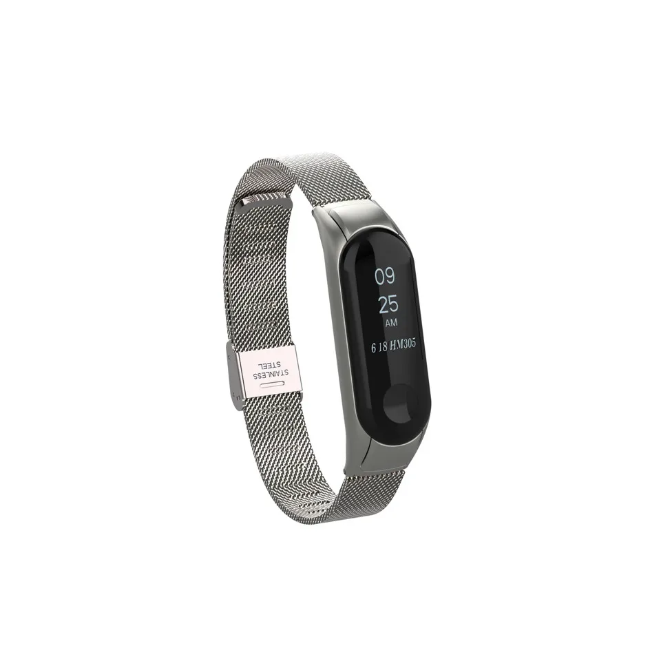 Браслет mi Band 3 ремешок для Xiaomi mi ремешок 3 металлический ремешок mi Band 3 ремешок из нержавеющей стали браслет mi band 3 ремешок для часов