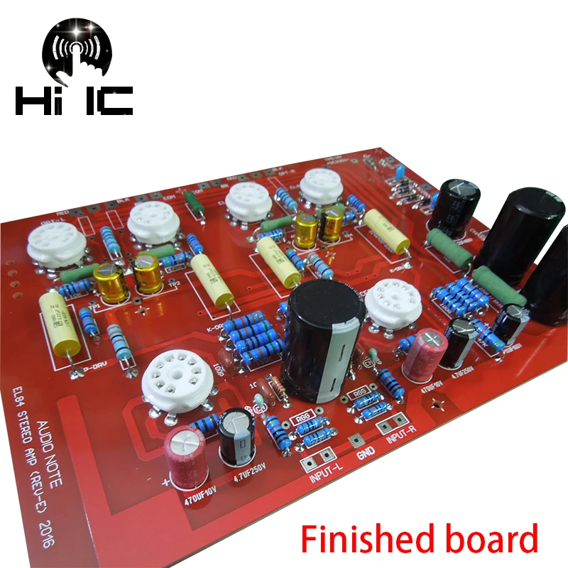 Новейший Hi Fi End стерео Push Pull EL84 усилитель вакуумной трубки PCB DIY Kit Ref Audio Note PP