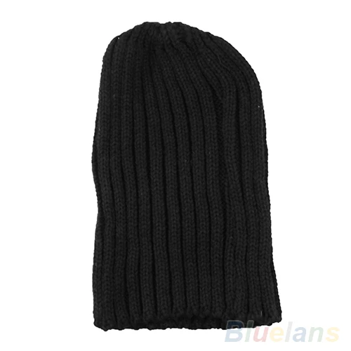 Горячая Унисекс мужские Женщины мальчика Хип-Хоп Теплая Зима Шерсти Вязать