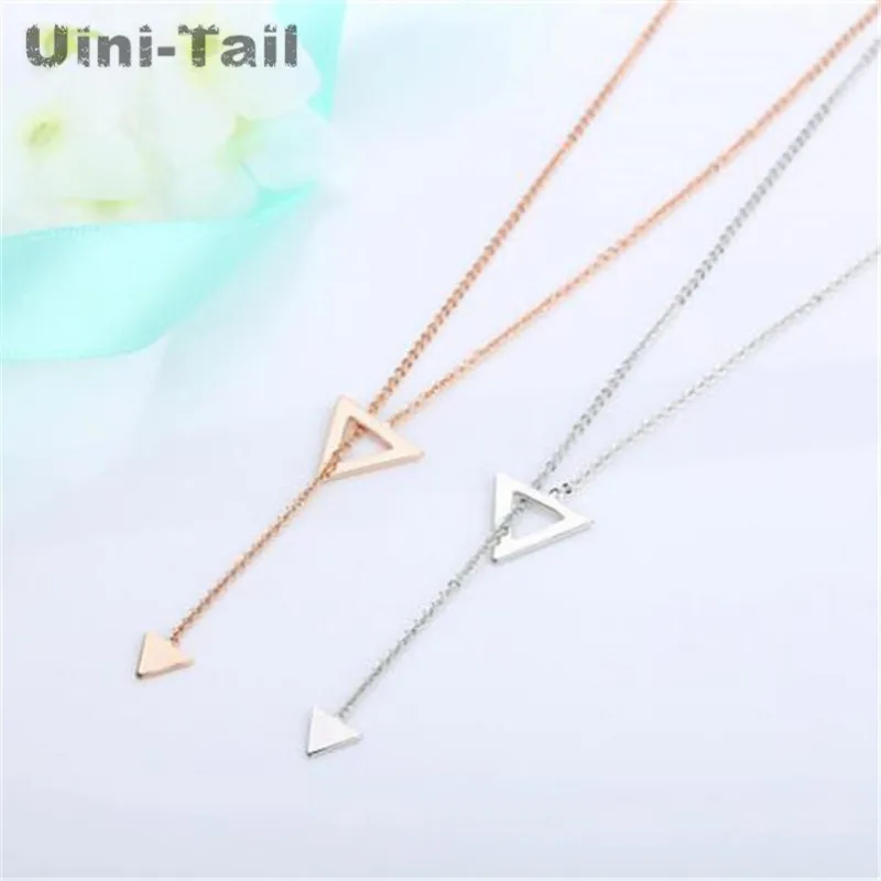 Uini Tail Горячее предложение новое геометрическое колье с треугольниками из