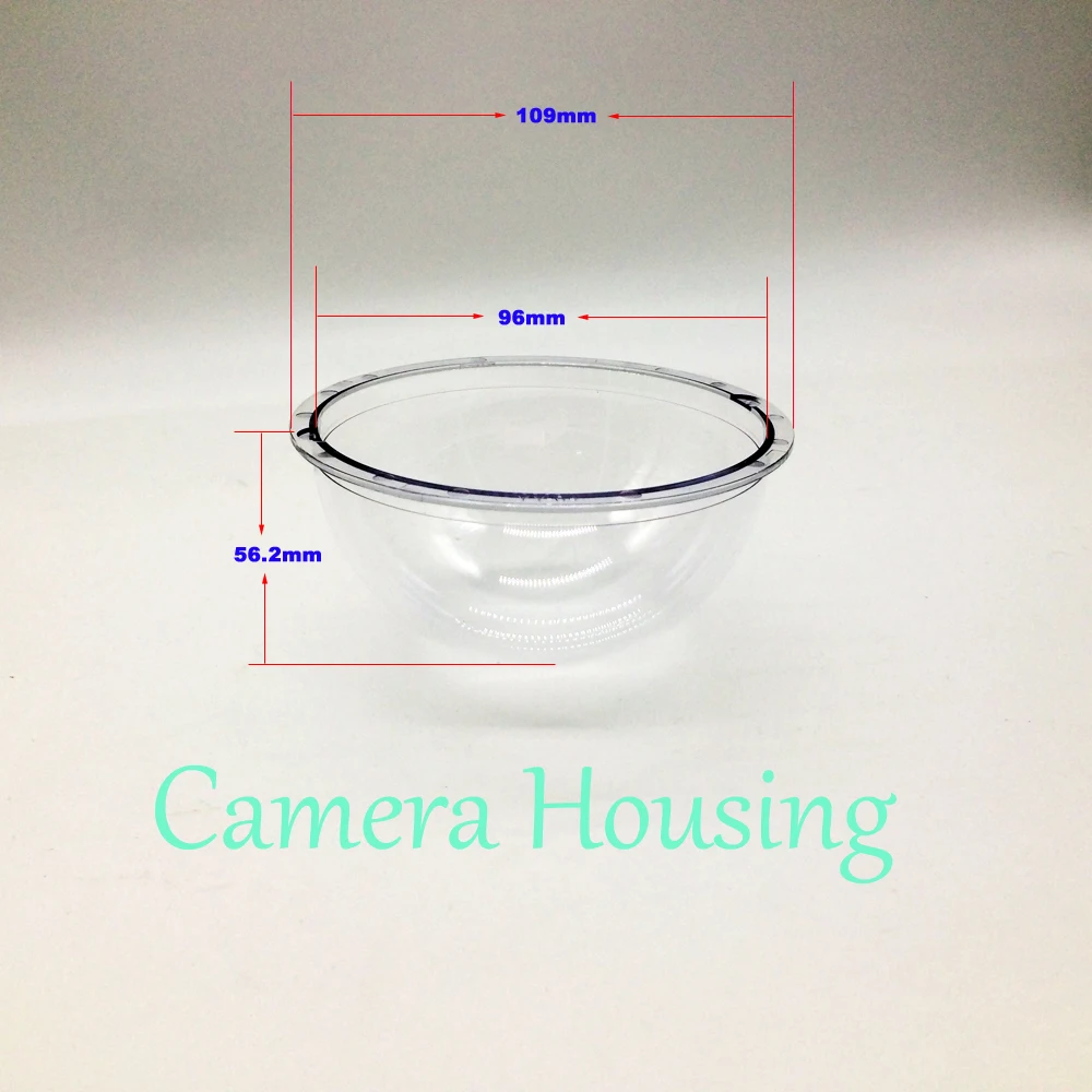 Акриловый купольный чехол для камеры видеонаблюдения 4 дюйма 109x56 2 мм|camera housing|acrylic