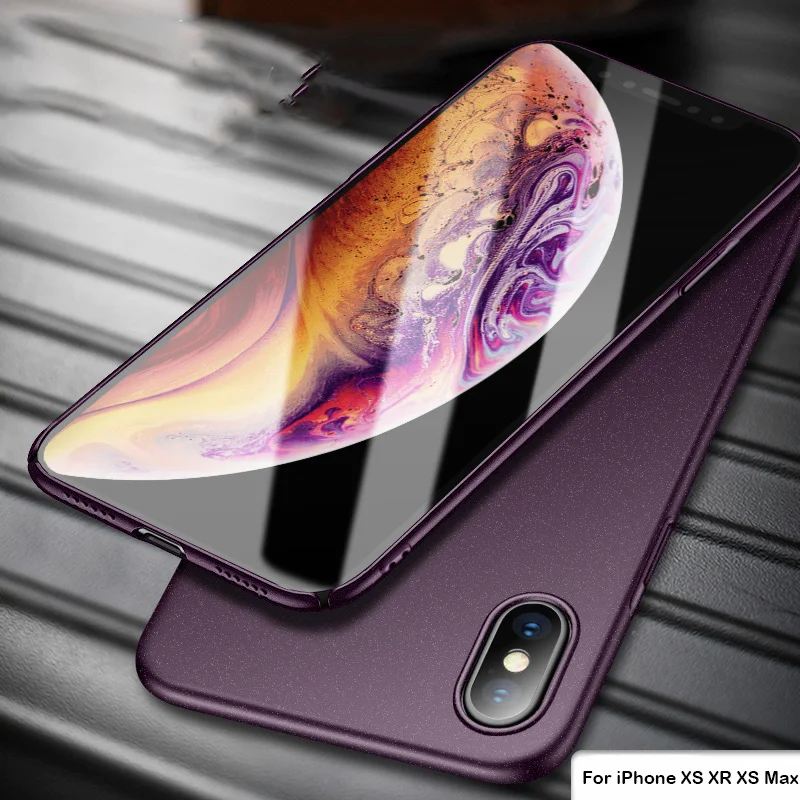Aixuan чехол для iPhone XS Max чехол Полная защита против отпечатков пальцев матовый чехол для телефона для iPhone XS XR Capa корпус