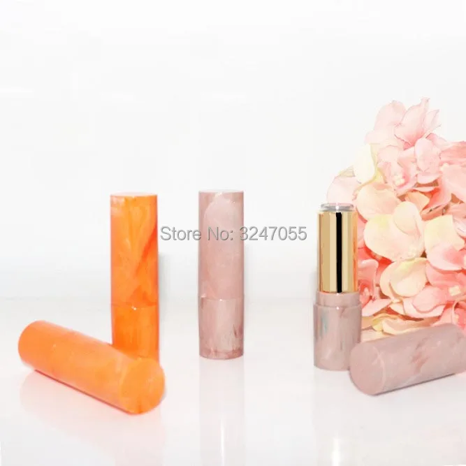 10/30/50pcs 12.1mm Cosmetic Empty Marble Lip Rouge Filling Container Beauty Makeup Lipstick Tube Balm Refillable Bottle | Красота и