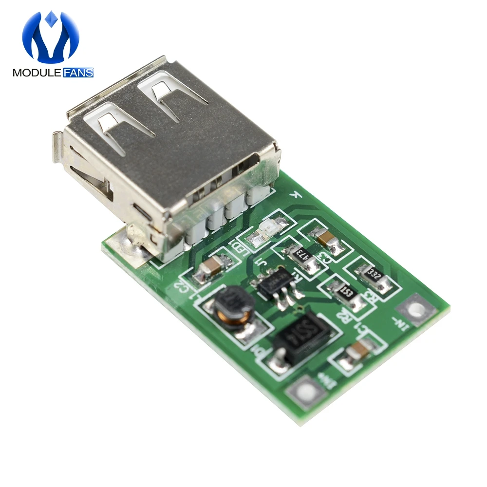 5 шт. DC 0 9 V 5V 600MA повышающий усилитель USB мобильного Питание зарядная Модульная