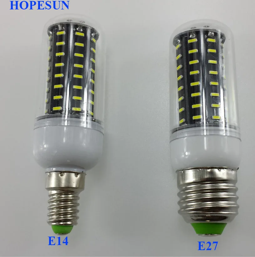 E14 & E27 110V SMD 4014 36 светодиодный 56 72 96 Светодиодный 138 Bombillas светильник прожектор