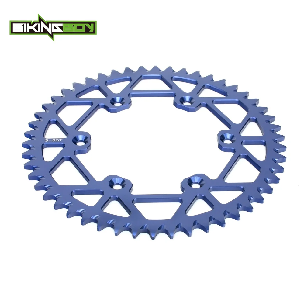 Алюминиевая Задняя звездочка 520 48T 49T 50T 51T 52T для SUZUKI RM125 250 DR250 350 DRZ250 400 RMX250 450 RMZ250 1984 14
