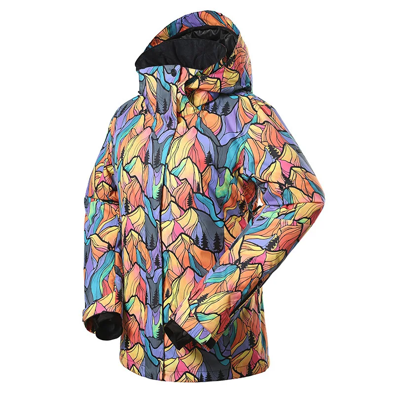 GSOU SNOW Brand женский лыжный костюм зимняя уличная ветрозащитная Водонепроницаемая