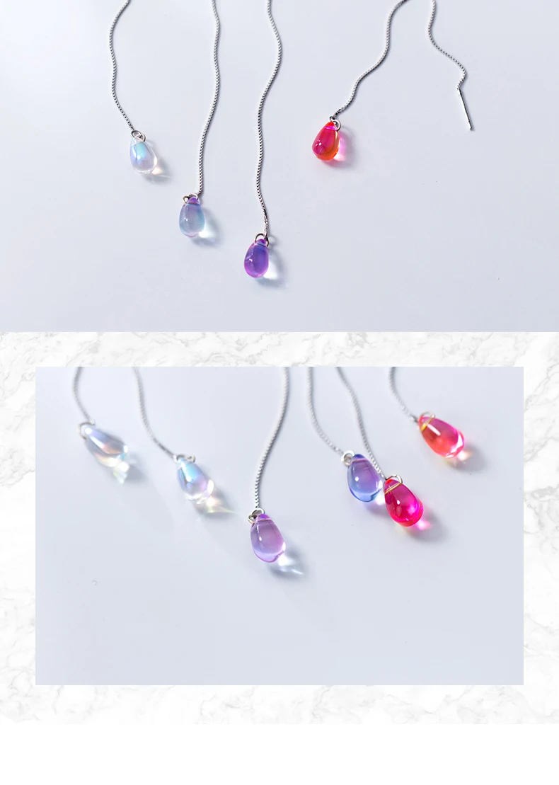 INALIS, новинка, Серебро S925 пробы, Oorbellen Pendientes Mujer, женские серьги-капли с кристаллами, длинные серьги, длинные серьги