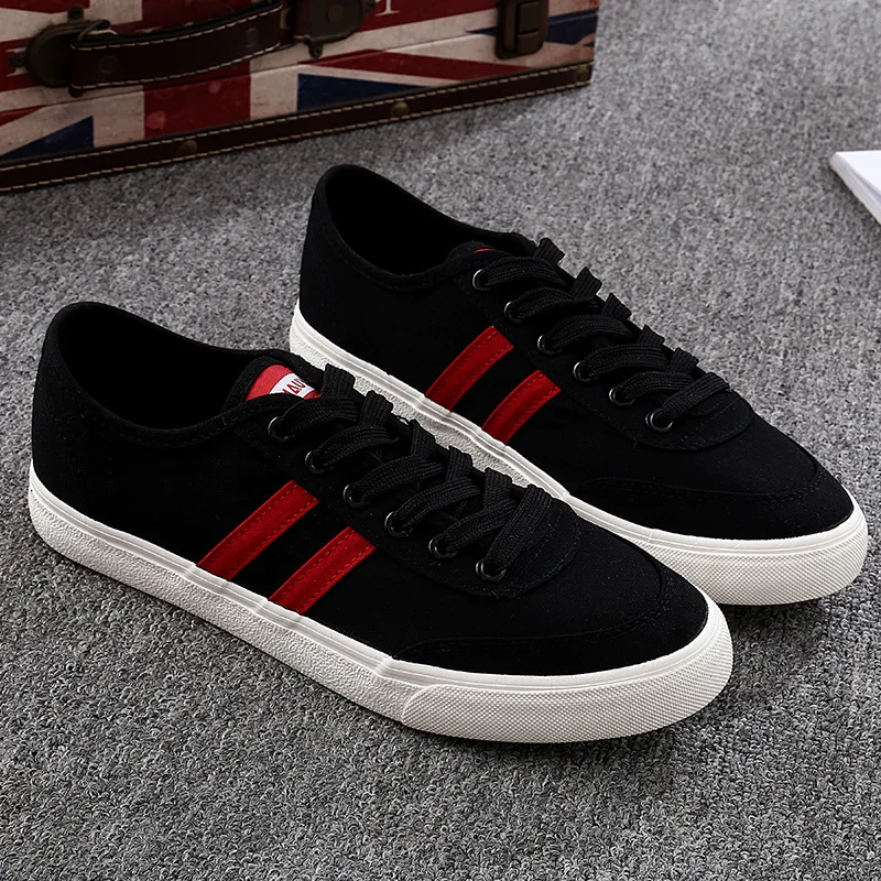 2018 г. новая модная черная брендовая мужская прогулочная Обувь На Шнуровке