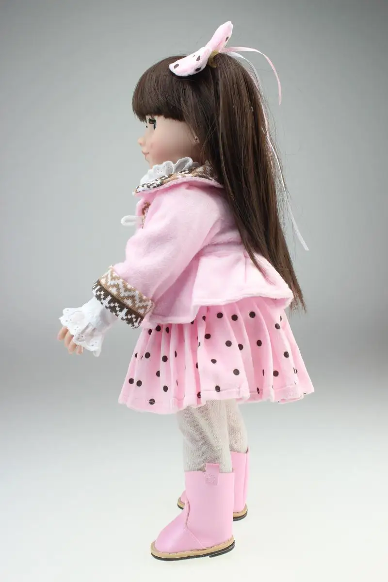 18-дюймовые куклы для девочек на продажу/виниловые принцесс из ткани в