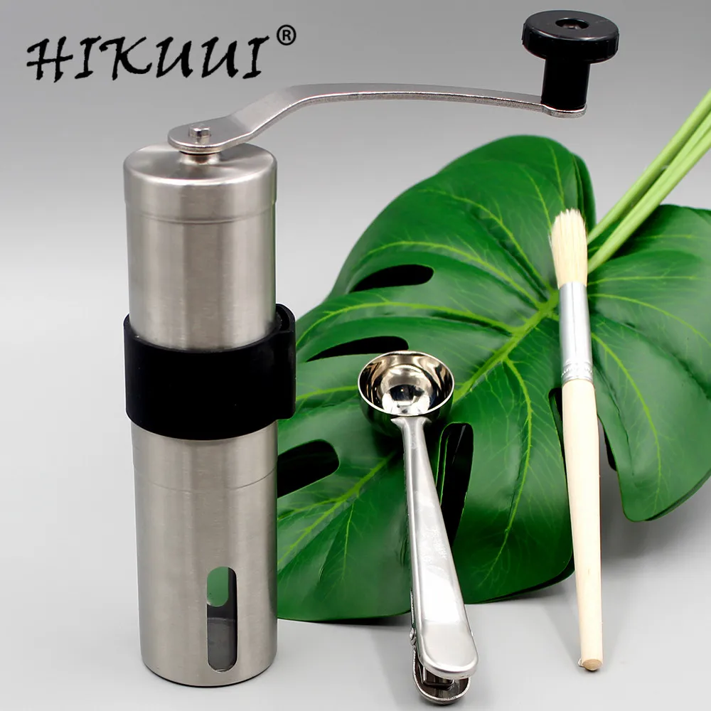 1 Набор ручная кофемолка HIKUUI + щетка для волос мерная ложка набор кухонных