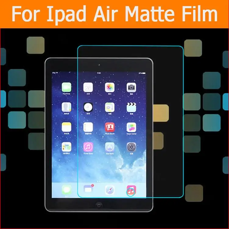 

Best quality Anti-Glare Matte protective Films For iPad Air 1 9.7" front Screen Protector matte films with clean cloth