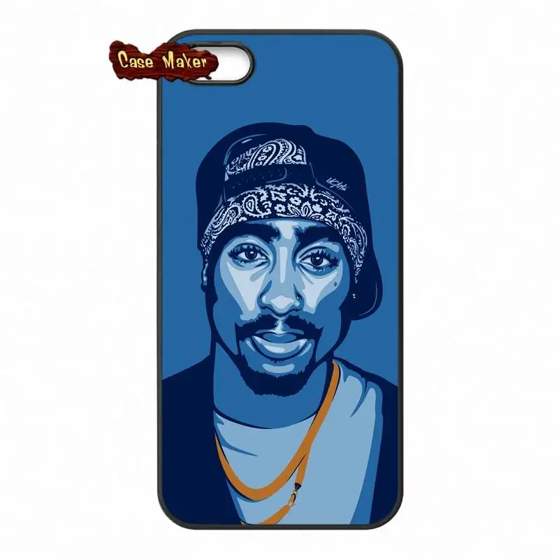 Rap певица 2Pac Тупак Амару Шакур Caes Обложка для iPhone X 4 4S 5 5C SE 6 S 7 8 плюс Galaxy J5 J3 A5 A3 2016 S5