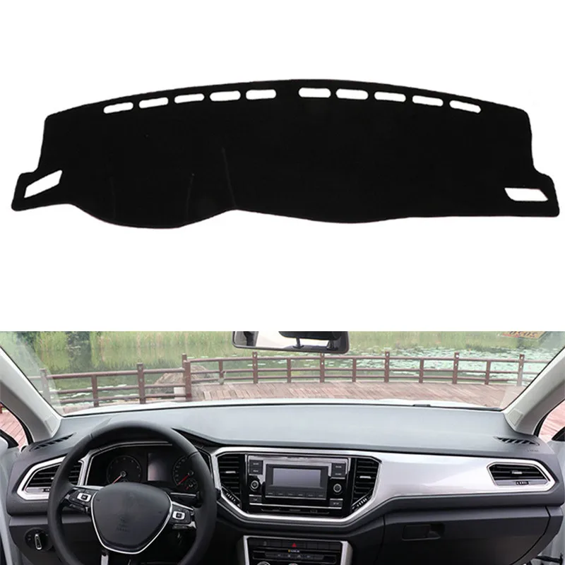 

For Volkswagen VW T-ROC T ROC 2017 2018 Car Dashboard Cover Dash Mat Pad Anti-UV Dashmat Sun Shade Instrument Carpet Accessories