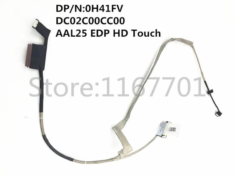 

Laptop/notebook LCD/LED/LVDS screen CABLE for Dell Inspiron 15-5000 5555 5558 5559 0H41FV AAL25 EDP HD DC02C00CC00 TS Touch