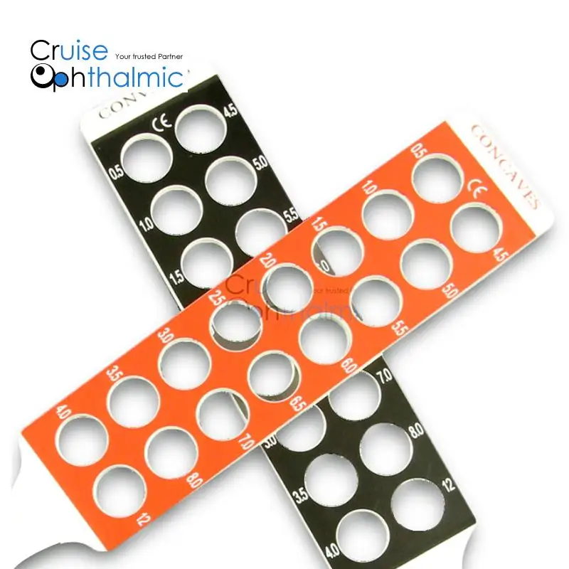 Оптический офтальмологический ретиноскопический стеллаж пластиковый комплект