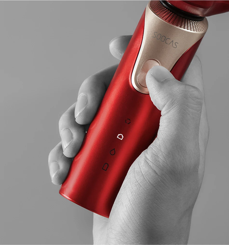 xiaomi mijia SOOCAS S3 электробритва для Для мужчин 3 режущая головка сухой влажное бритье Беспроводная перезаряжаемая USB бритва водостойкая