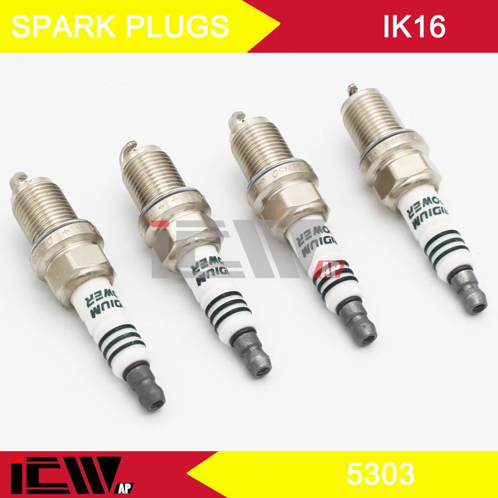 4 шт./лот автомобилей IRIDIUM Power свечи зажигания IK16-5303/IK16/5303/IK16#4/5303#4 иридия 0,4 мм