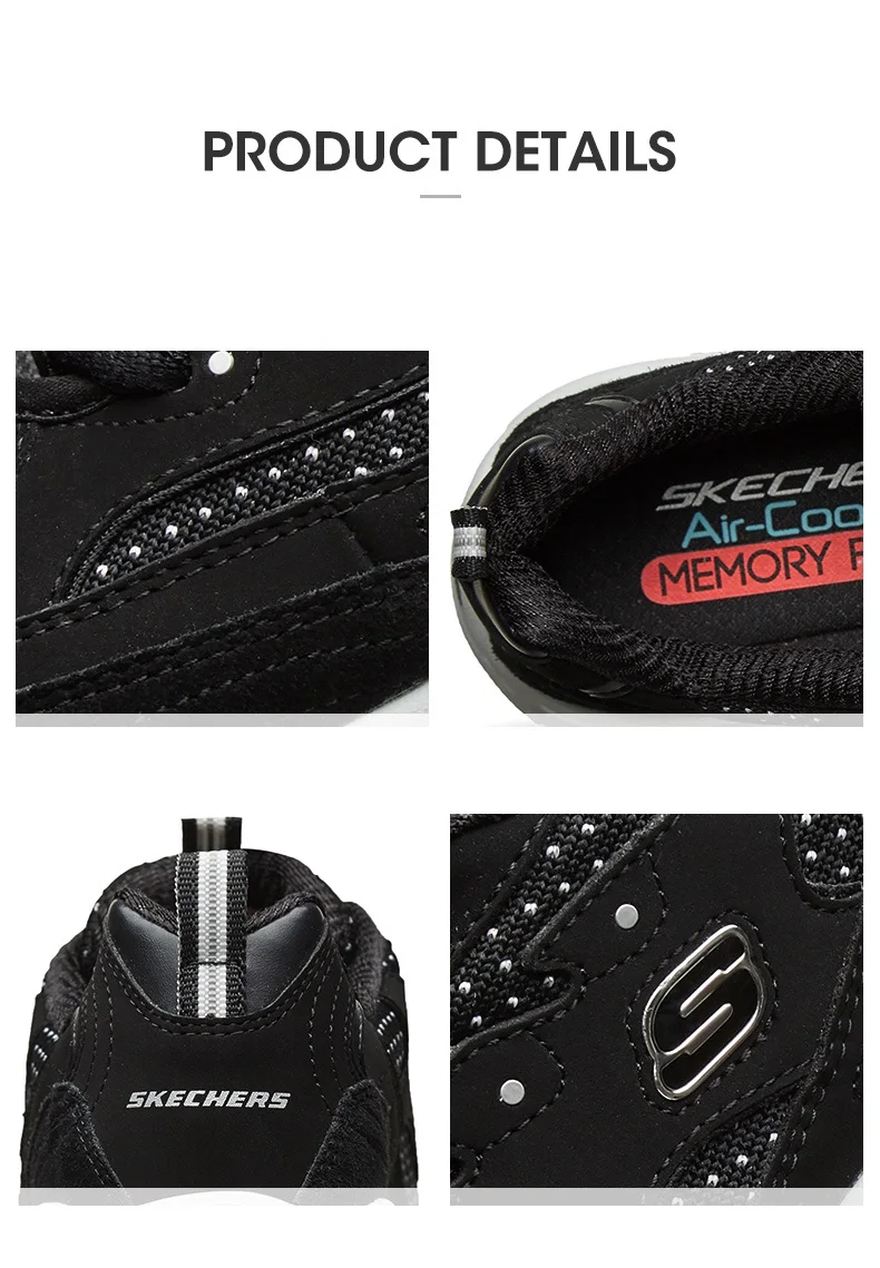 Skechers D'LITES/Повседневная обувь; женские модные теннисные кроссовки на платформе; женские дышащие кроссовки на плоской подошве; 13142-BKW