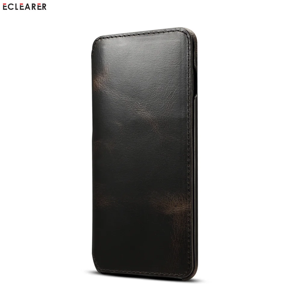 Прочный чехол из натуральной кожи для samsung Galaxy S10/S10e/S10 Plus, роскошный первоклассный кожаный флип-чехол, сумка