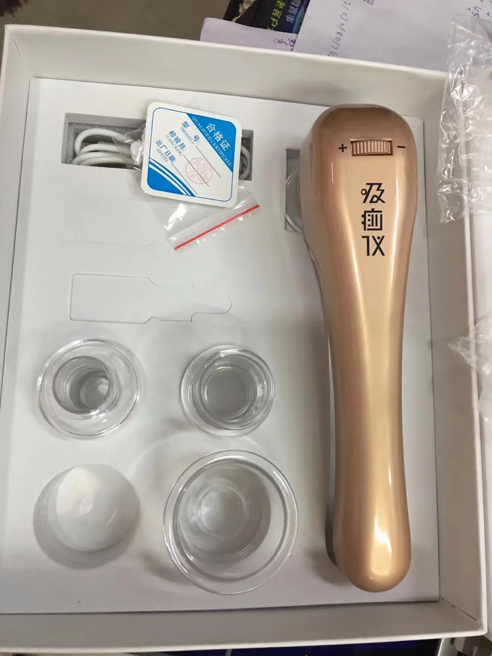 Мини ручка вакуумная баночная терапия машина для похудения тела массажное