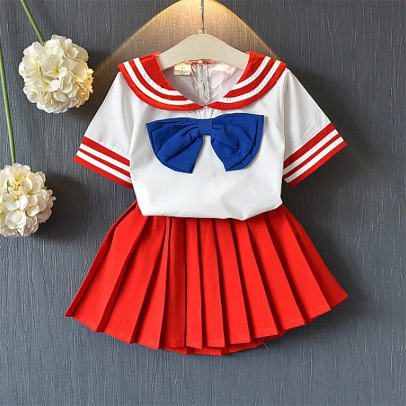 2 шт. детское платье с бантом в стиле японского аниме | Мать и ребенок