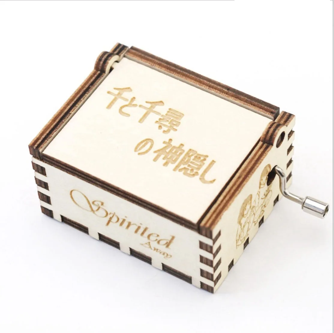 

Wooden Music Box Gift White Wood Carving Spirited Away, Dragon Ball Music Box Diy, Christmas Gift, New Year Gift, Birthday Gift