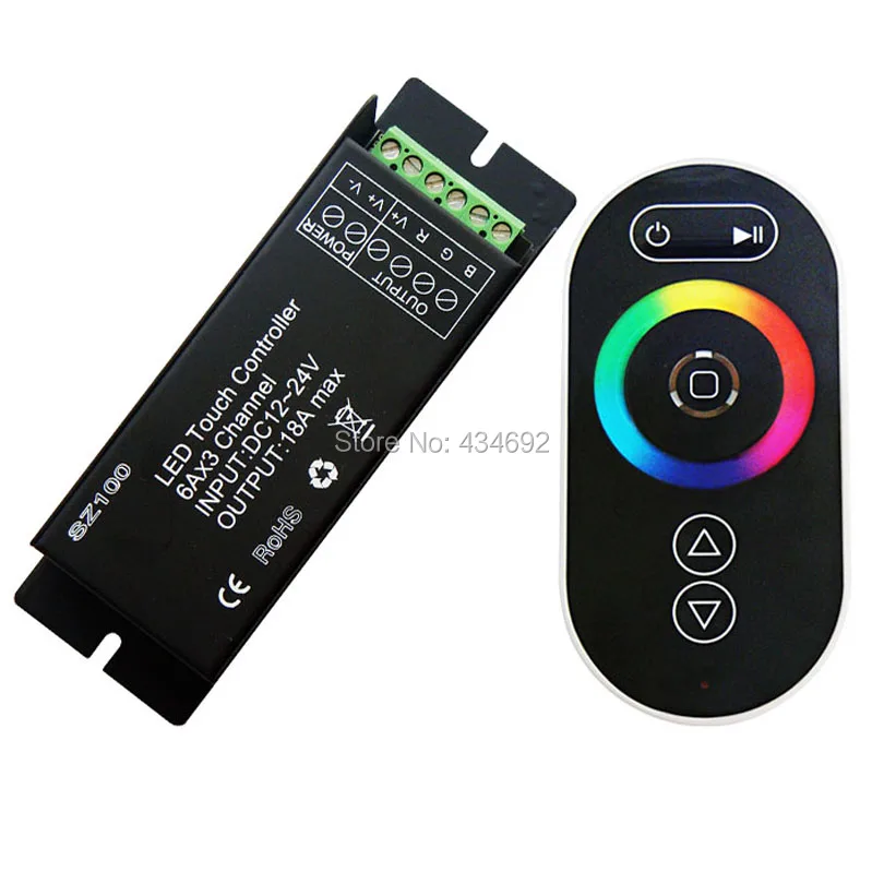 Совершенно новый SZ100 DC12 14V беспроводной Радиочастотный RGB светодиодный