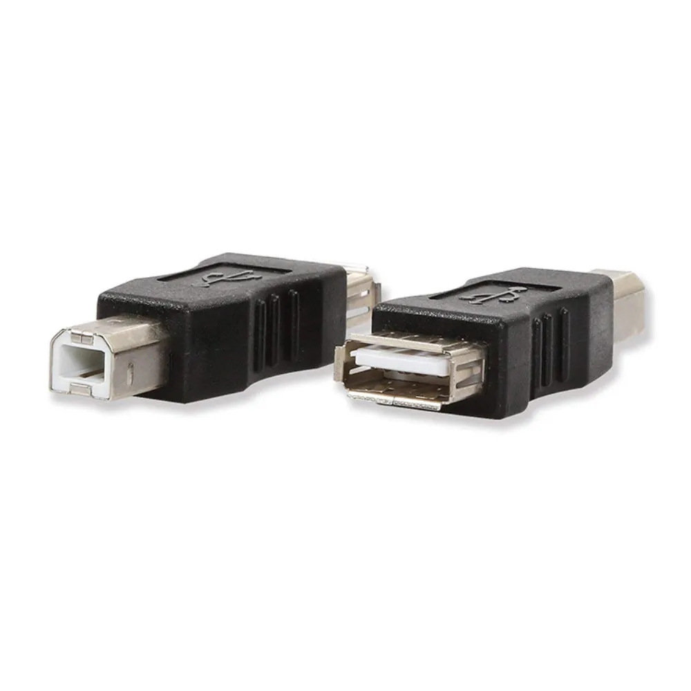 2 шт. черный USB тип A гнездо к Тип B папа конвертер адаптер |