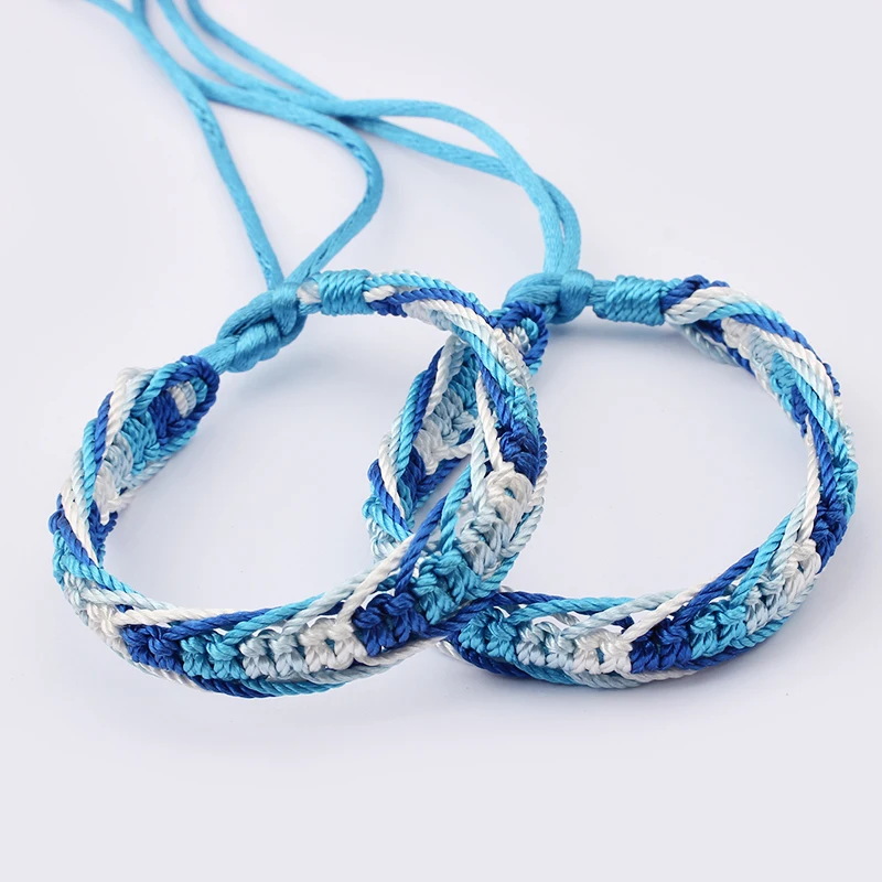 12Pcs/lot Fashion Rasta Friendship Bracelet Wristband Cotton Silk Reggae Jamaica Surfer Boho Bracelets Gift For Men Women | Украшения и